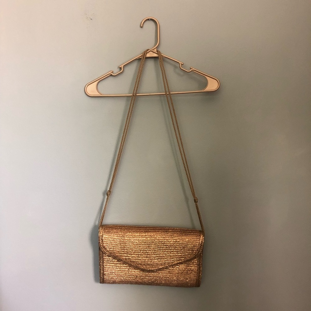 Straw style front Flap Crossbody Handbag